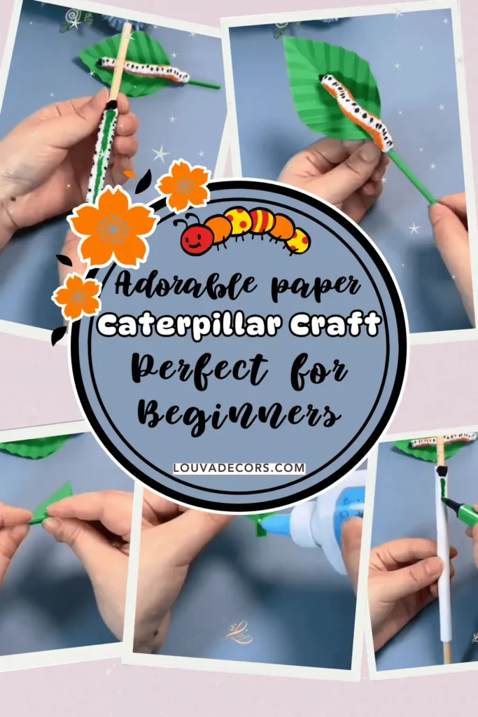 Adorable Paper Caterpillar Craft — Perfect for Beginners