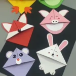 Cute Bunny Corner Bookmark Paper Craft for Beginners