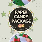 Cute Paper Christmas Tree Candy Package Beginner DIY