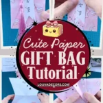 Cute Paper Gift Bag Tutorial