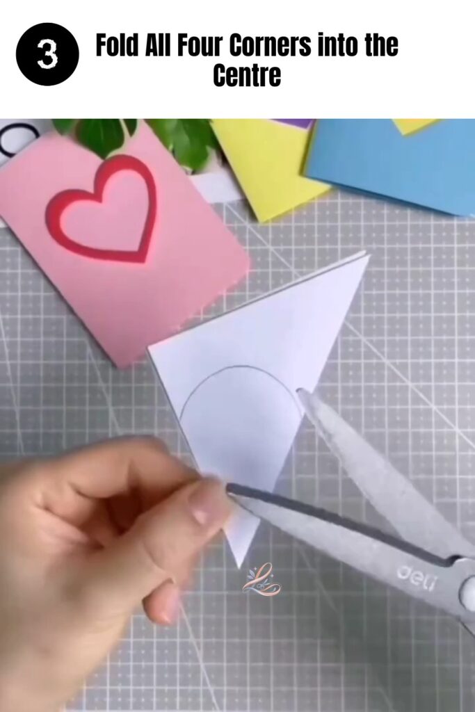 Step 3 - Fold All Four Corners into the Centre