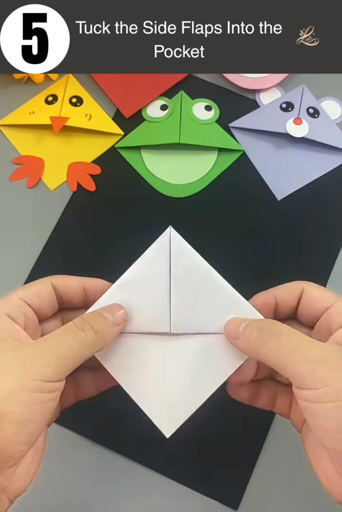 Tuck the Side Flaps Into the Pocket