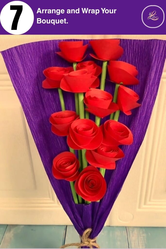 Arrange and Wrap Your Bouquet
