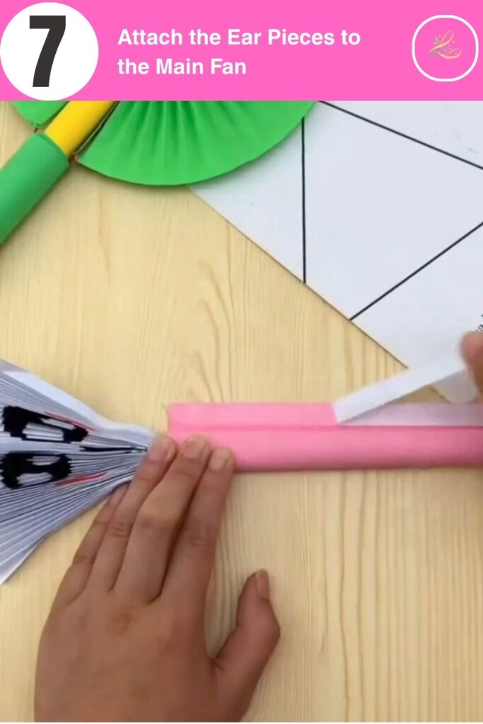 Attach the Ear Pieces to the Main Fan