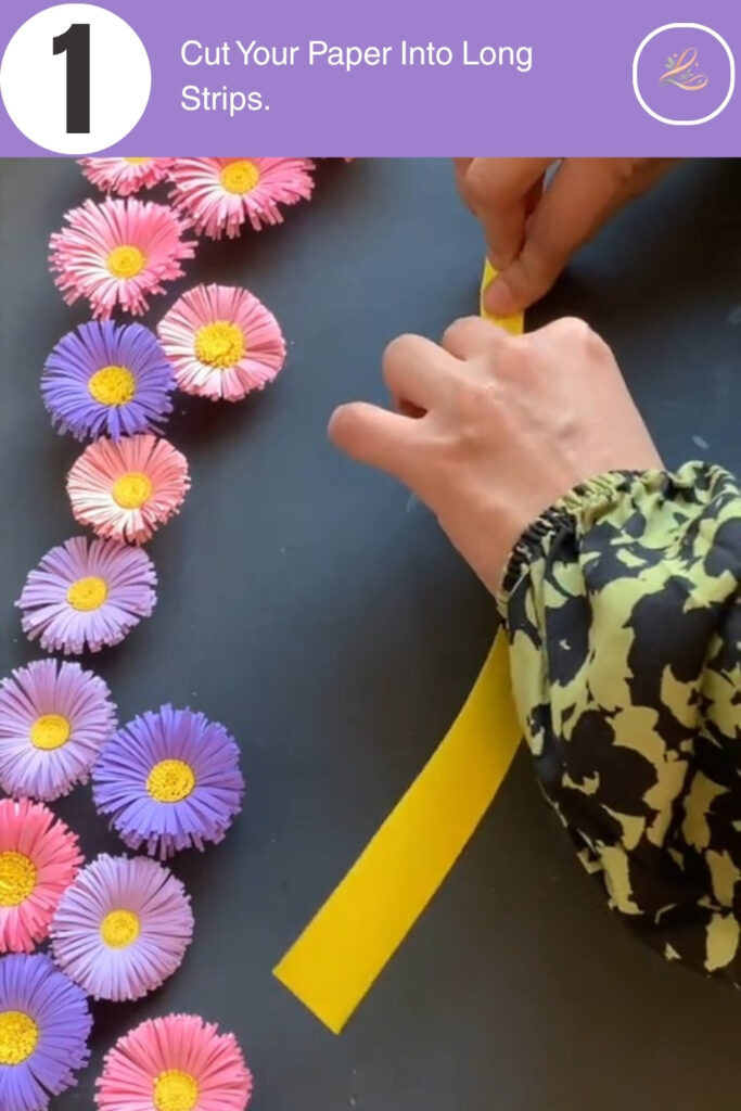 Cut Your Paper Into Long Strips