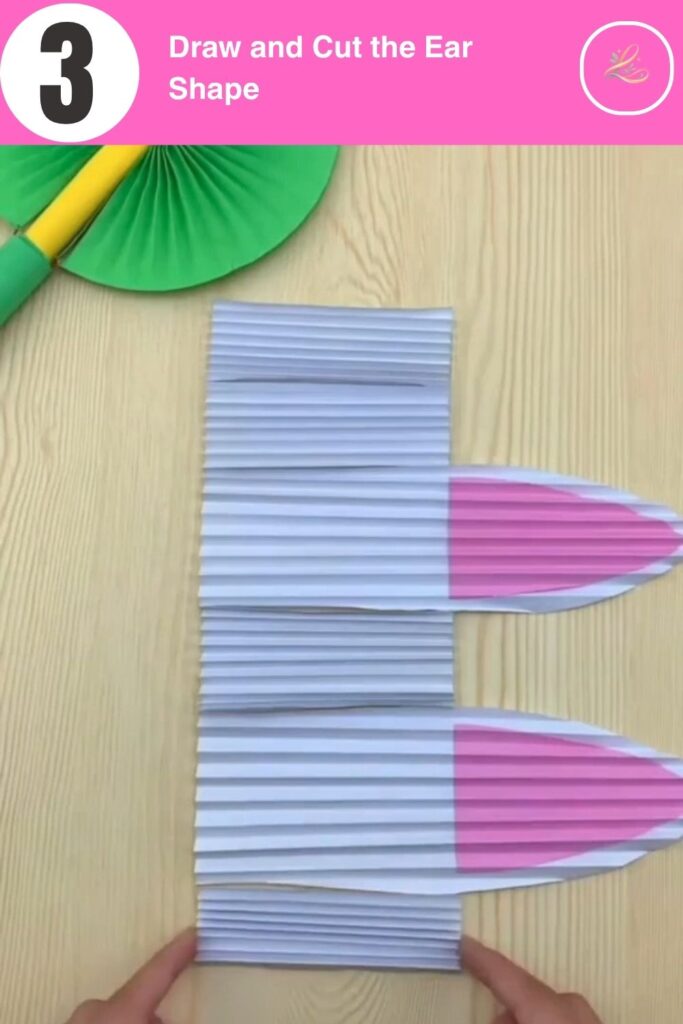 Draw and Cut the Ear Shape