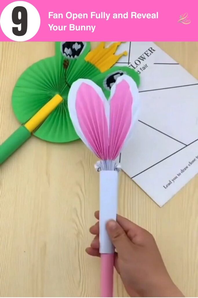 Fan Open Fully and Reveal Your Bunny