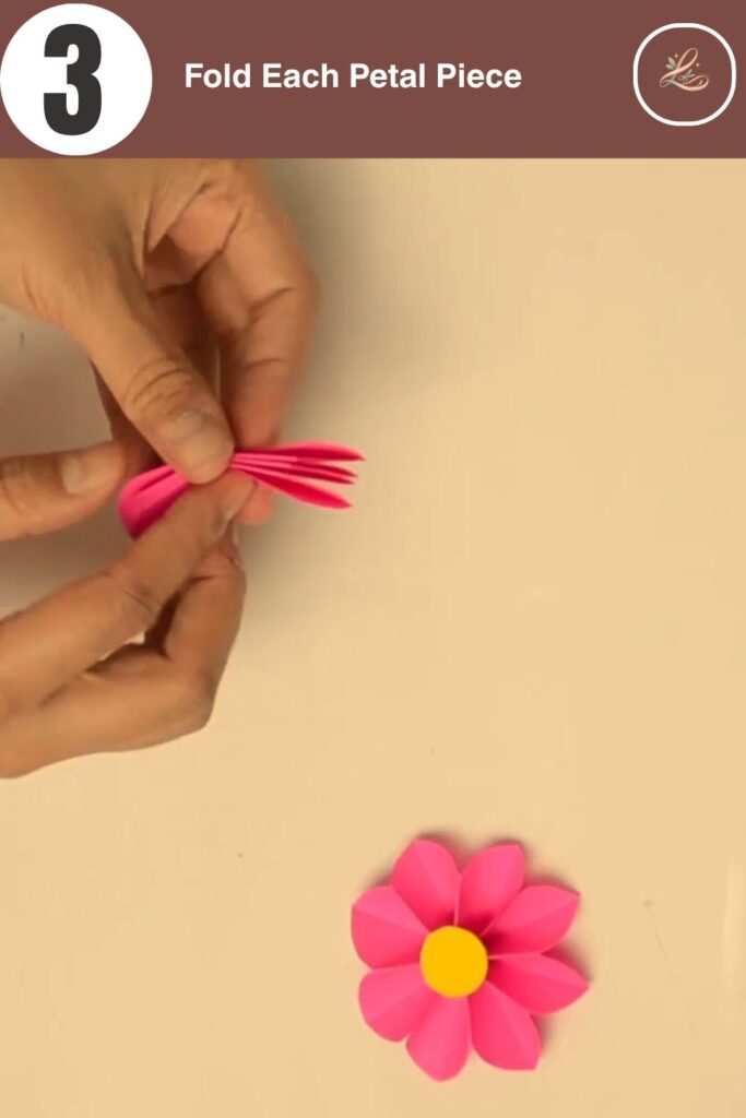 Fold Each Petal Piece
