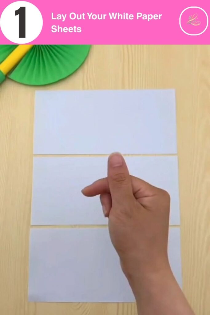 Lay Out Your White Paper Sheets