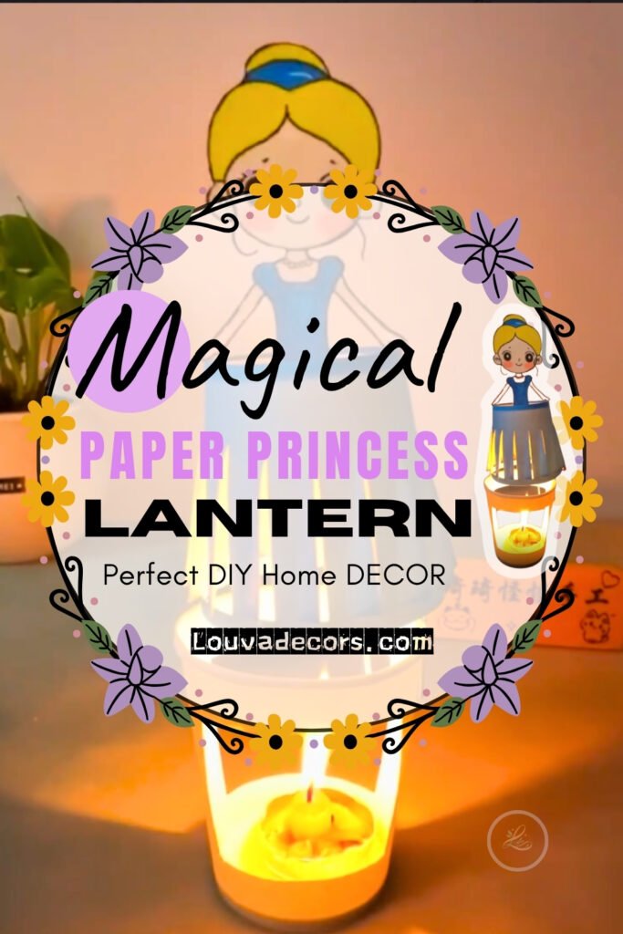 Magical Spinning Paper Princess Lantern Beginner DIY