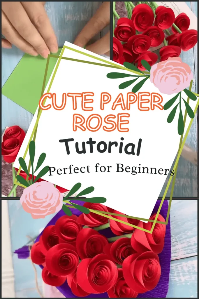 Spiral Paper Rose Tutorial Perfect for Beginners