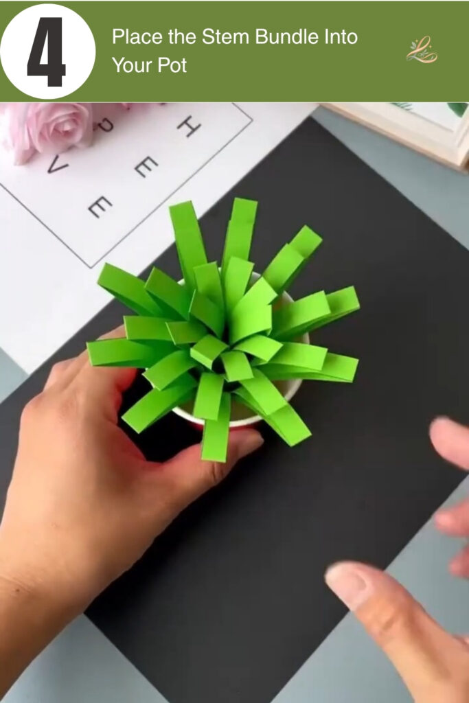 Place the Stem Bundle Into Your Pot