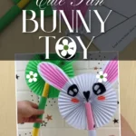 cute fan bunny toy
