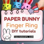 Adorable Paper Bunny Rings