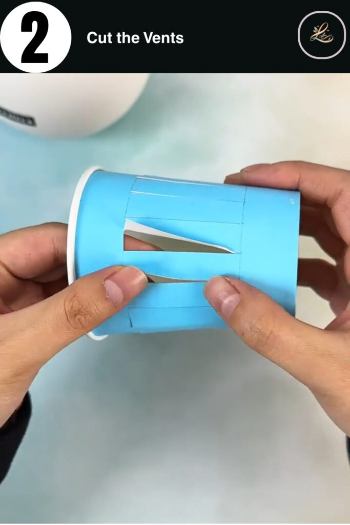 Magical Spinning Paper Princess Lantern Beginner DIY Cut the Vents