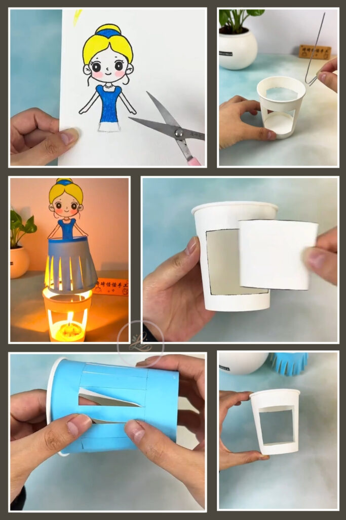 Magical Spinning Paper Princess Lantern Beginner DIY Paper Princess Lantern Beginner DIY