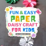 Pretty Paper Daisy Flower Craft for Kids Pretty Paper Daisy Flower Craft for Kids
