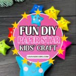 DIY Paper Star Christmas Ornament