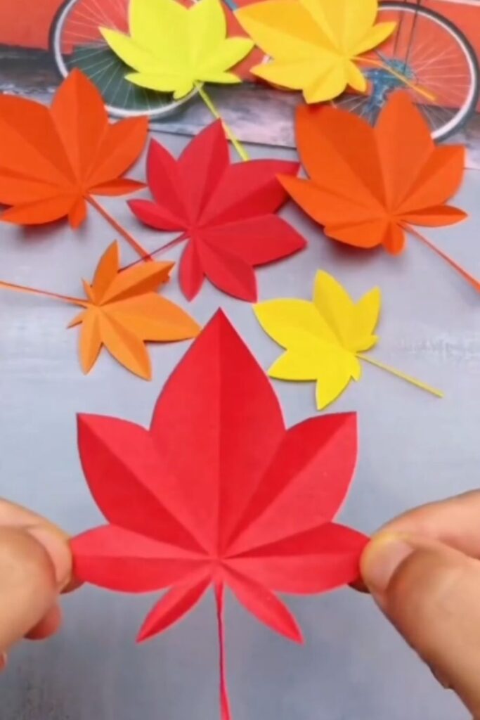 Paper Maple Leaves