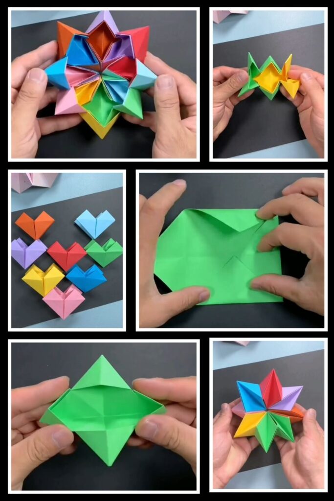 Tutorial for Origami Transforming Star