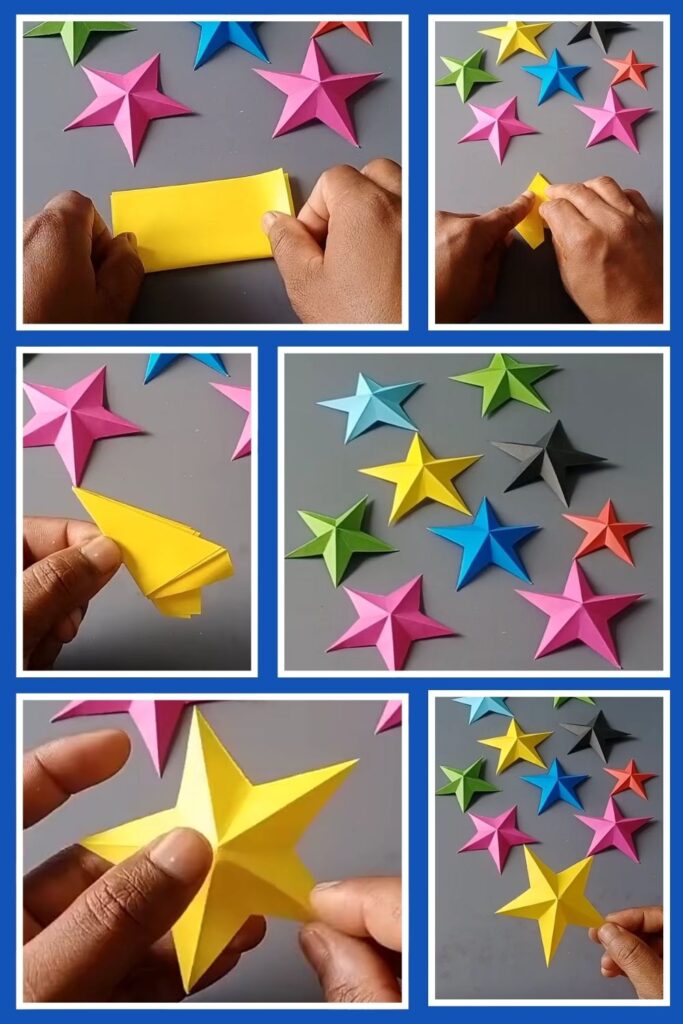 step by step paper star