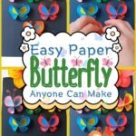 Colourful Paper Butterfly Craft Anyone Can Make in 2 Minutes Colourful Paper Butterfly Craft Anyone Can Make in 2 Minutes