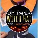 Adorable Halloween Paper Hat Craft for Beginners DIY paper witch hat craft