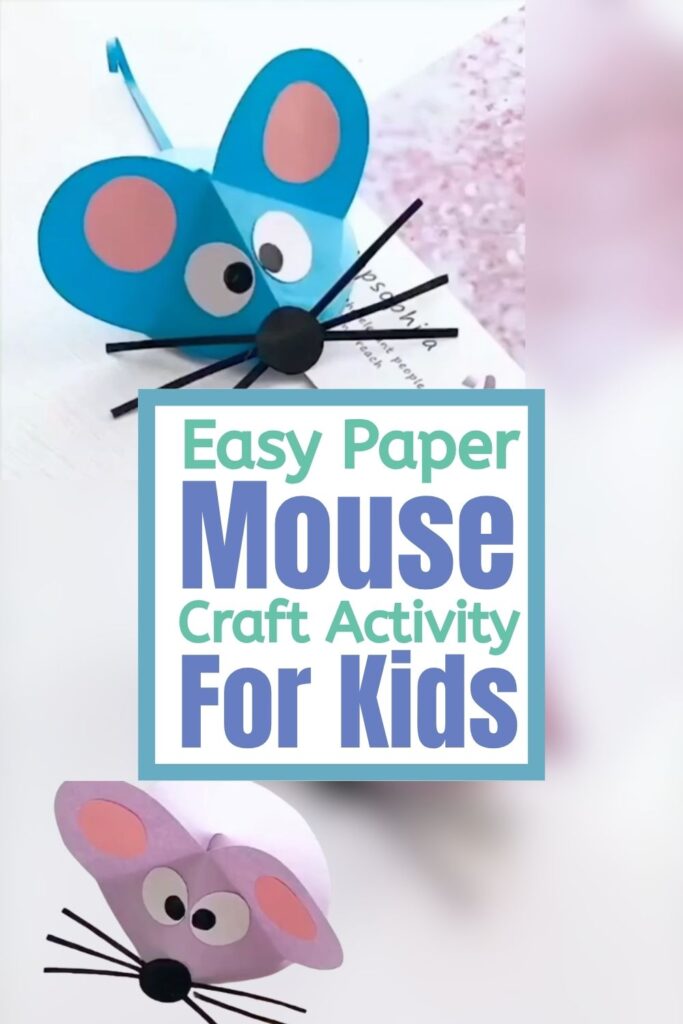 Adorable Paper Mouse Craft For Beginners Easy paper mouse craft activity for kids