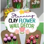 Beautiful Air Dry Clay Flower Wall Decor for Beginners Stunning Clay Flower Wall Decor Ideas