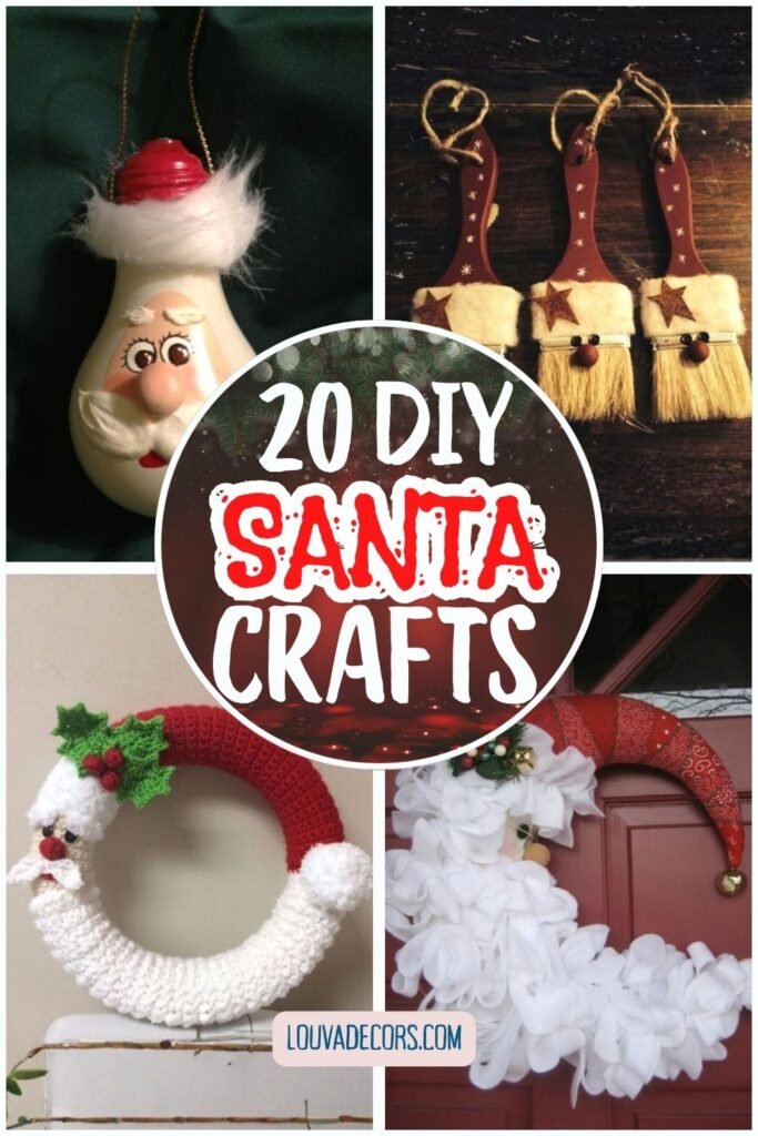 diy santa crafts