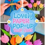 Lovely Paper Pop-Up Tulip Card