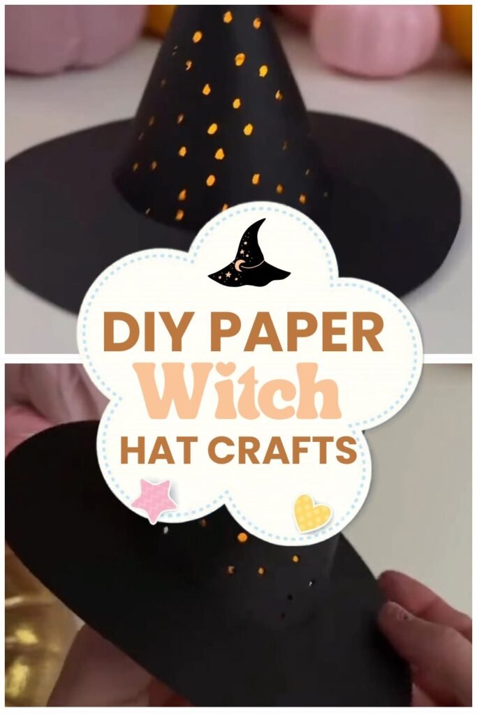 Glowing Paper DIY Witch Hat for Beginners