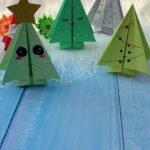 Easy DIY 3D Origami Christmas Tree (Cute Folded Holiday Decor) DIY 3D Origami Christmas Tree - hero