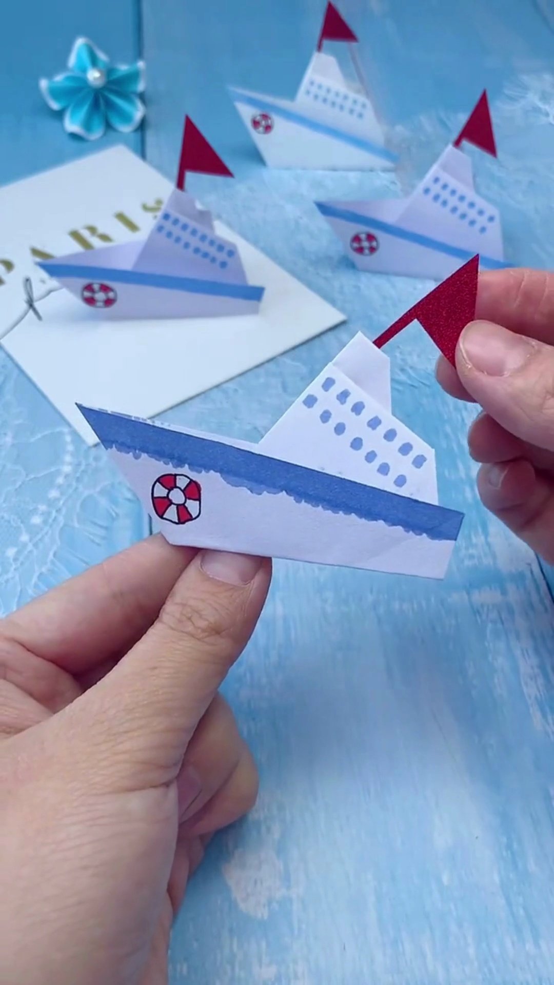 DIY Origami Cruise Ship - Step 5